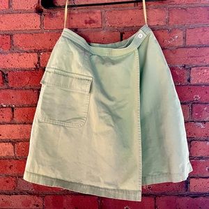 Vintage Lime Green Cargo Skort size 4